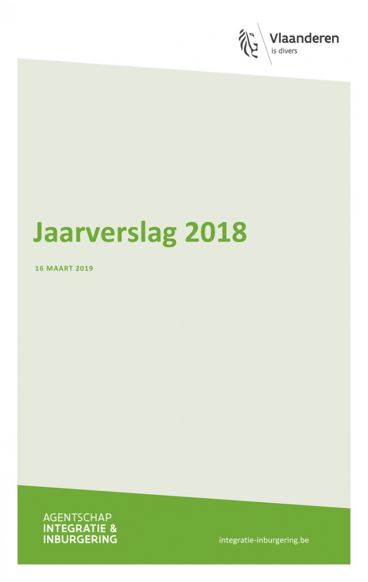 Cover publicatie jaarverslag 2018